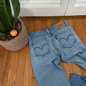 Levi’s 711 Skinny Jeans with Knee Patch